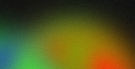 Abstract grainy gradient texture background, soft vibrant orange red green blue colors noisy texture, vibrant color flow shaped, from light to dark, glowing, website header design, banner, poster