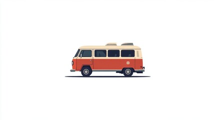 bus isolated on white