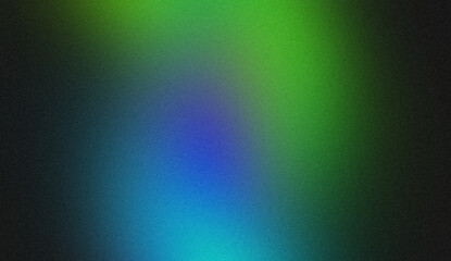 Abstract grainy gradient texture background, soft vibrant blue green colors noisy texture, vibrant color flow shaped, from light to dark, glowing, website header design, banner, poster