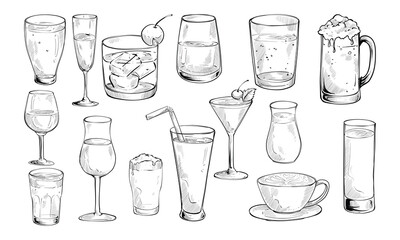 Handdrawn Beverage Collection