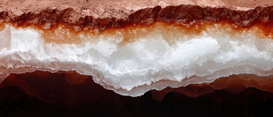 Fototapeta premium Vibrant mineral crystal formation in natural environment