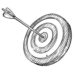 business goals handdrawn illustration