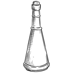 bottle handdrawn illustration