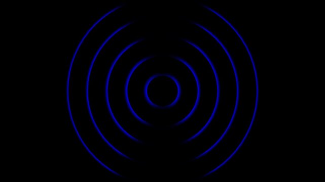 Radio wave screen background animation, Technology Radio wave station signal animation, adio wave looping screen background animation.Radar waves concept 4k video