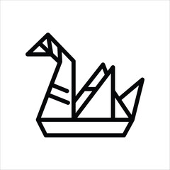 This is a nice Origami Icon Design