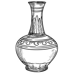 vases handdrawn illustration