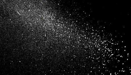 Obraz premium water drops on black background