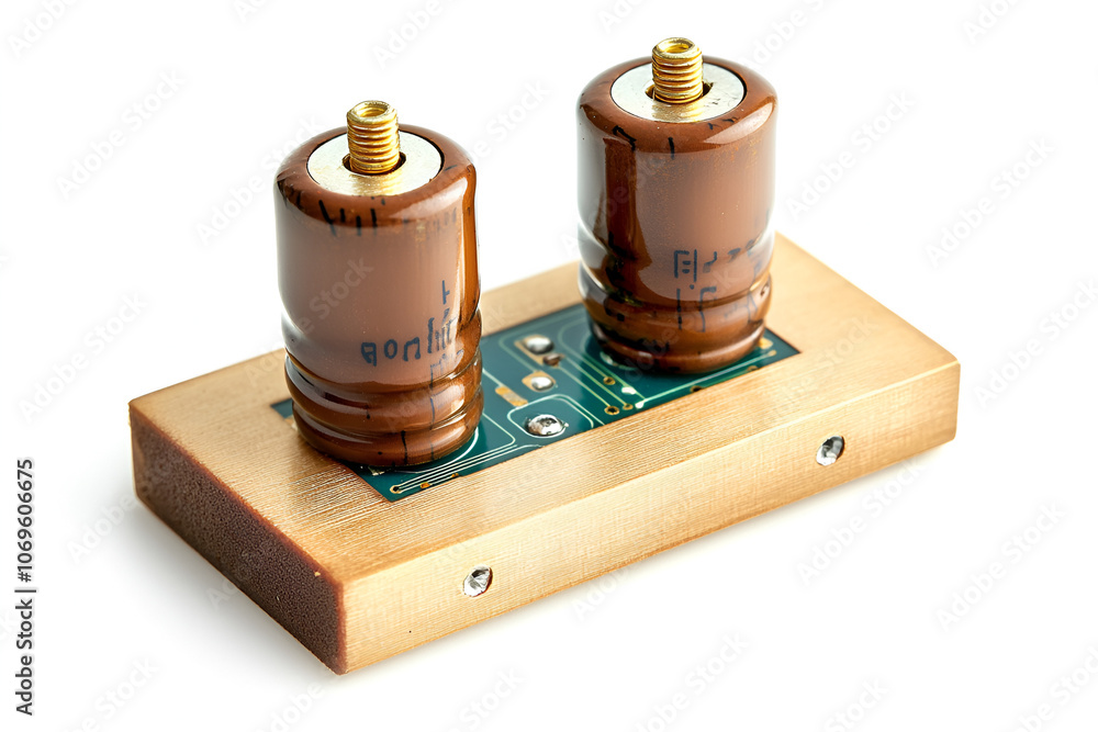 Poster understanding the importance of capacitors in electronic circuits for efficient energy storage and r