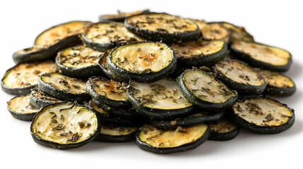 Grilled Zucchini Slices, Close-Up Food Photo