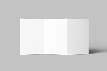 Naklejka premium A5 Trifold Brochure Mockup