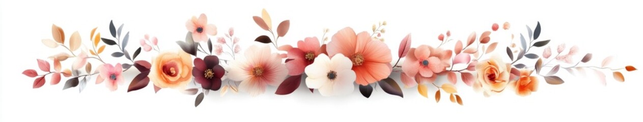 Fototapeta premium Elegant Floral Decoration for Design Projects