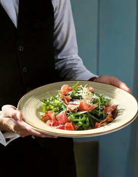 Ensalada de jam&oacute;n ib&eacute;rico 