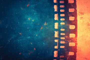 Obraz premium A Journey Through Vintage Film: Exploring Retro Textures and Abstract Backgrounds