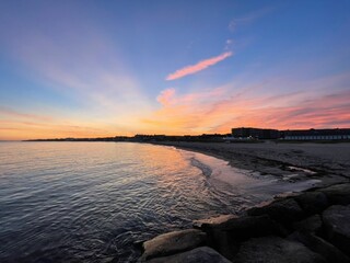 Fototapeta premium sunset on the beach