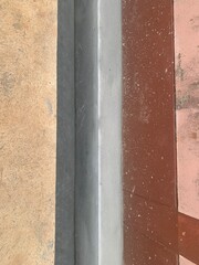 Picture of a recently completed drain and sewerage pipe.