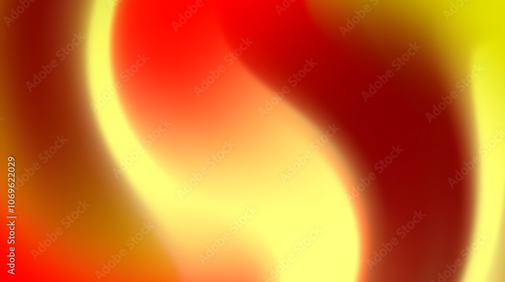 Poster abstract gradient background with red and yellow hues