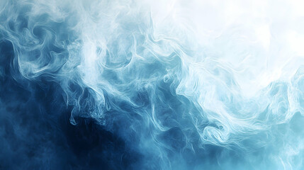 Obraz premium Abstract Blue and White Swirling Background, swirls, texture, pattern, design, digital art