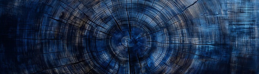 Fototapeta premium A Detailed Close-up of the Circular Pattern of a Tree Trunk