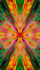 Fototapeta premium burst of colors radiating from a central point.