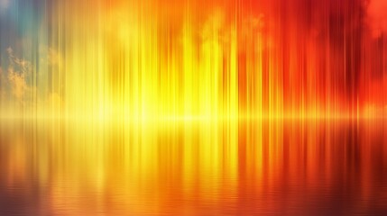 Vibrant Gradient Background Shifting from Yellow to Red