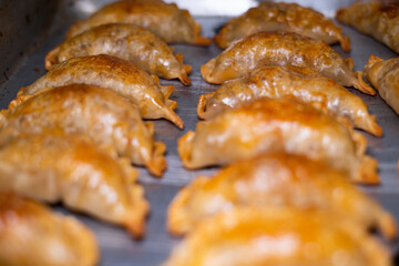 Argentine empanadas dumplings just baked