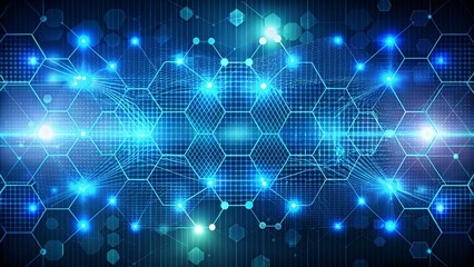 Obraz premium abstract technology betwork wire mesh background