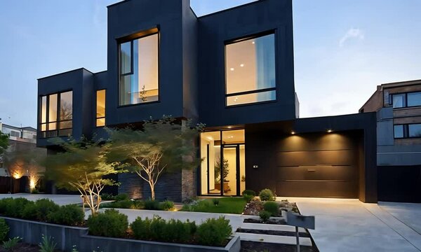 Urban House with Modern Minimalist Design