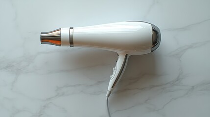 Electric hairdryer on a white background, suitable for personal or salon use.