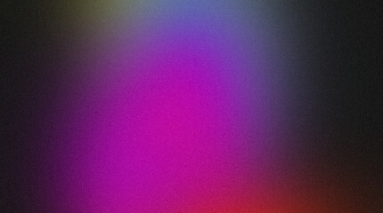 Abstract dark colors glowing grainy gradient backdrop. Soft purple blue color noisy gradient, vibrant color flow,wave shaped, bright, shine, noise texture, banner, poster