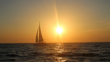 Sailboat at Sunset