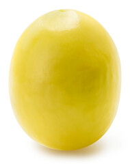 Fresh Ginkgo biloba isolated on white background, Ginkgo seed on White Background With clipping path.