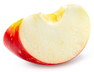 Fresh Red Apple isolated on white background, Red Gala Apple on white background, With clipping path.