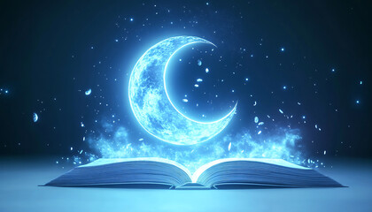 Fototapeta premium Ramadan Kareem greeting card, invitation. lantern with burning candle. Muslim Iftar dinner.