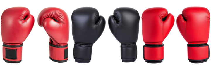 Vibrant Display of Boxing Gloves in Varying Colors and Styles