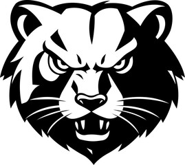 Binturong (Bearcat) Silhouette Vector Illustration