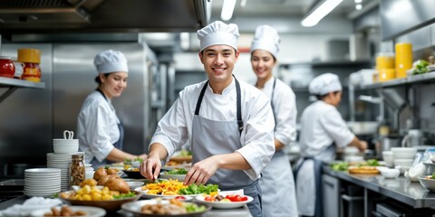 Teamwork in the Kitchen: Culinary Professionals in Action