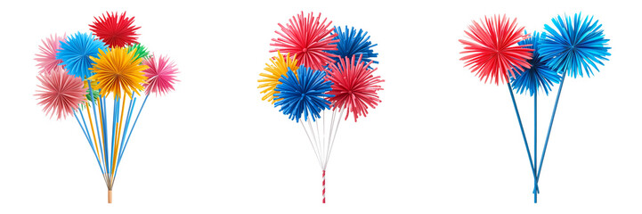 Vibrant and Playful Paper Flowers in a Stunning Display of Color