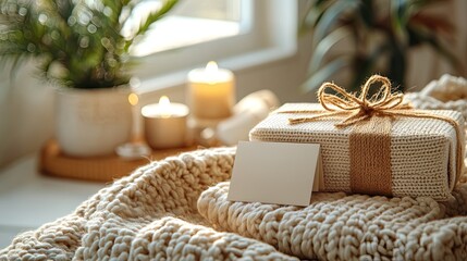 Realistic square business cards or gift card mockups, perfect for branding or corporate design.