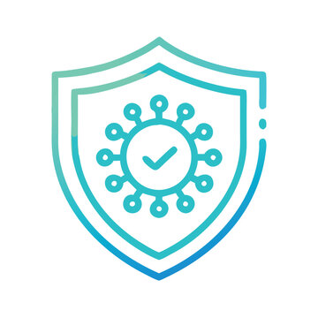 recommend clip art: Blue Shield Icon with Check Mark Symbol, Blue outline icon of a shield featuring a check mark, representing security, trust, protection, and verified approval.
                    