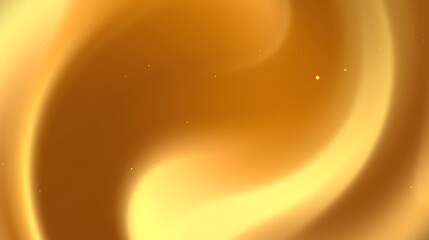 Golden gradient background with curved lines and light dots. Suitable for vibrant designs, wallpapers, modern art concepts, digital backgrounds.