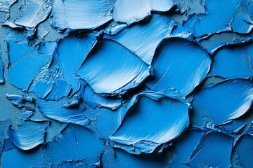 blue abstract paint: a vibrant exploration of texture and color