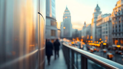 Obraz premium Experience the magic of christmas in the winter wonderland of panoramic city views from the steel observation tower