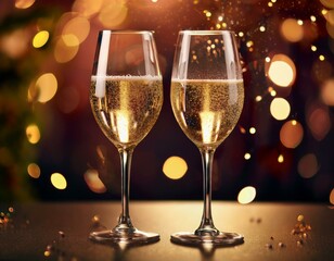 Holiday Cheer with Bubbly Champagne