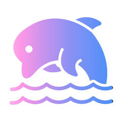 dolphin Gradient icon