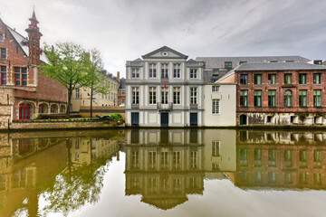 Canals of Bruges, Belgium