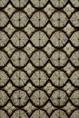 Featuring Stone textures forming a repeating, tessellated pattern.