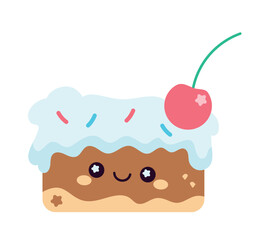 chocolate cake candy kawaii