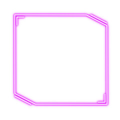 rectangle neon frame