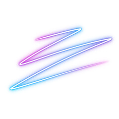 flash doodle neon element