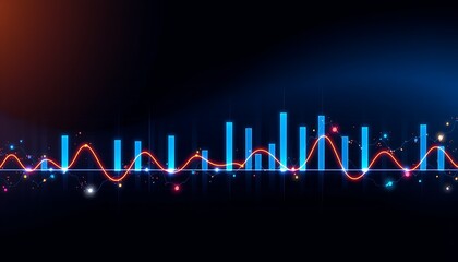 Obraz premium Using Graphs and Tools for Smart Investment Decisions